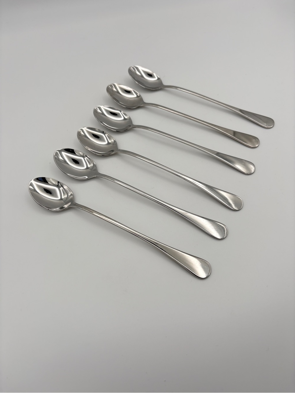 Dansk 18/10 China Iced Tea Spoons Set of 6 Long Handle